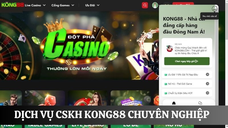 dịch vụ CSKH Kong88