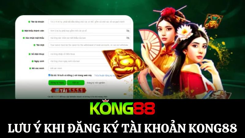 lưu ý Đăng ký